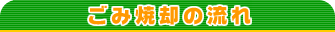 ごみ焼却の流れ